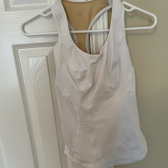 White Lulu Lemond Tank - Picture 1 of 2